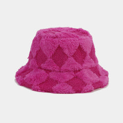 Diamond Fuzzy Bucket Hat